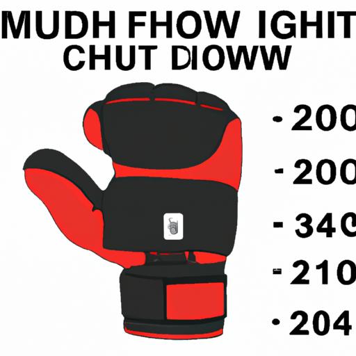 how much do ufc gloves weigh